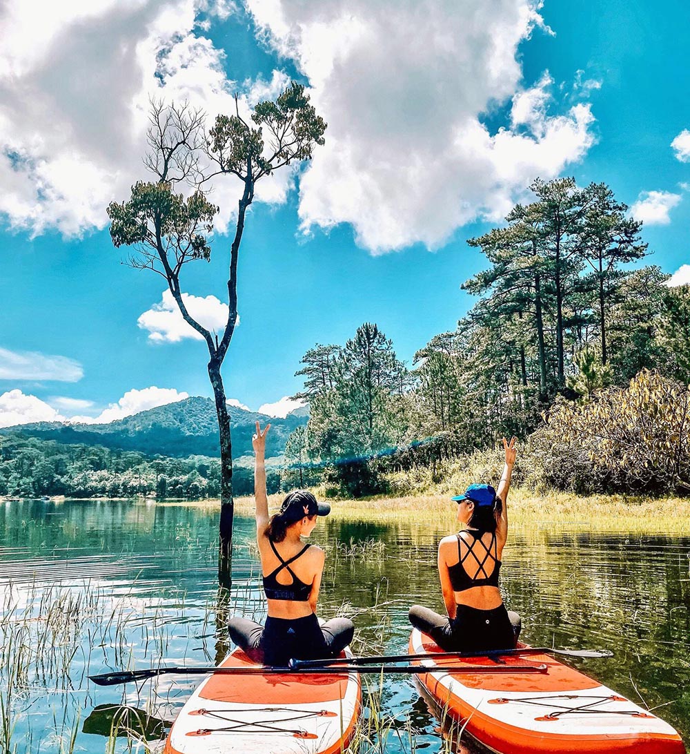 Tour chèo SUP hồ Tuyền Lâm Đà Lạt