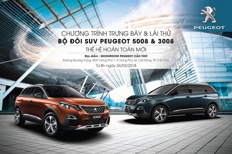 Peugeot thường xuyên tổ chức các chương trình lái thử xe 